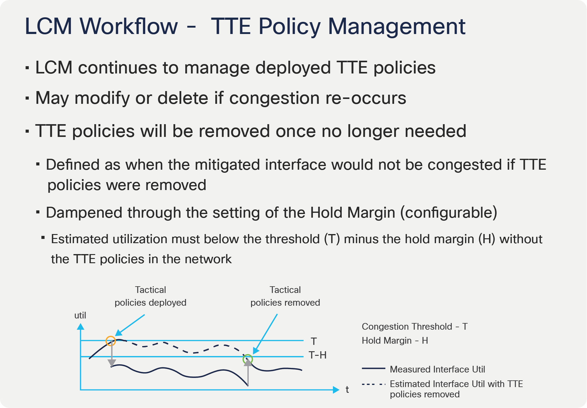 LCM tactical SR-TE policy management