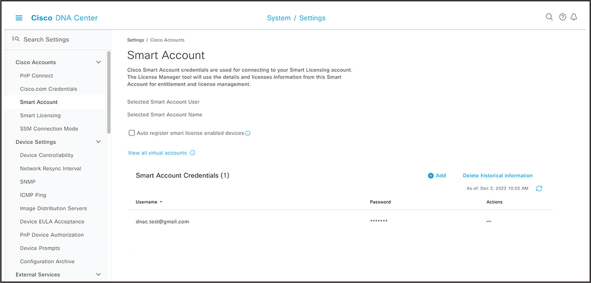 Cisco DNA Center Virtual Appliance registration