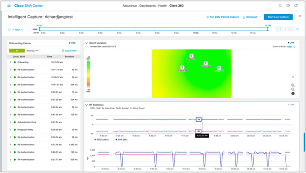 Intelligent Capture Client page