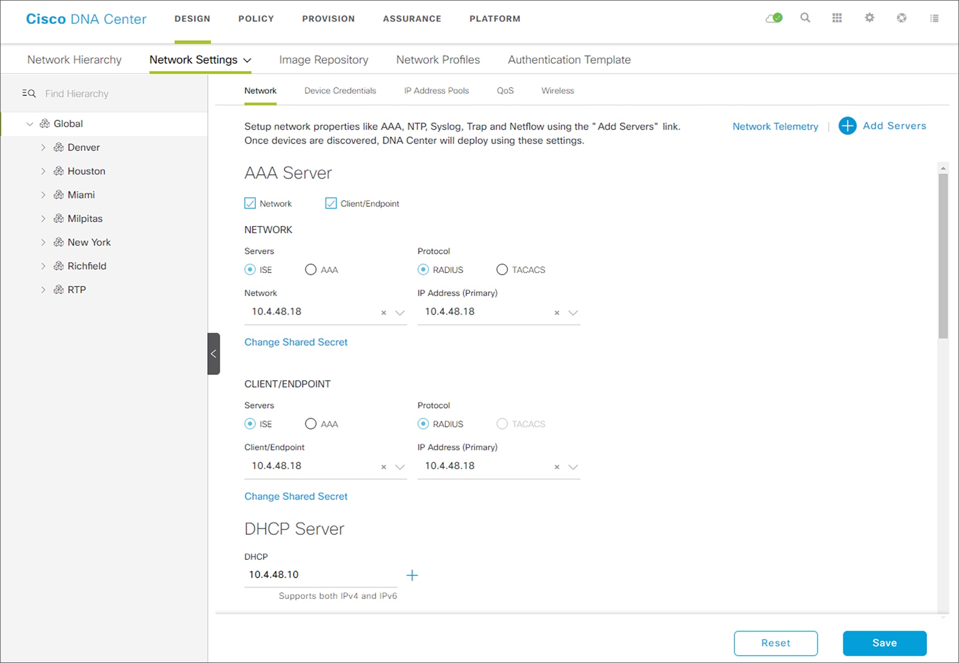 Adding network services