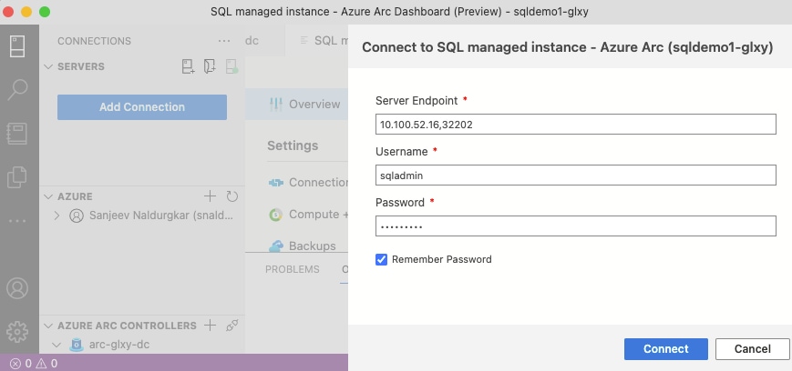 Next, click on “Connect to Server”