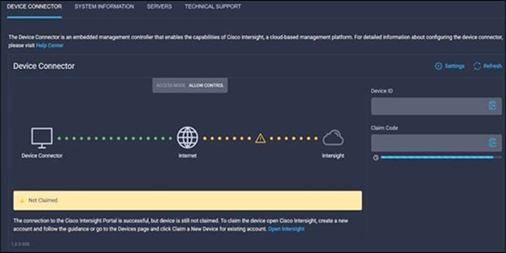 Connect the fabric interconnects to Intersight