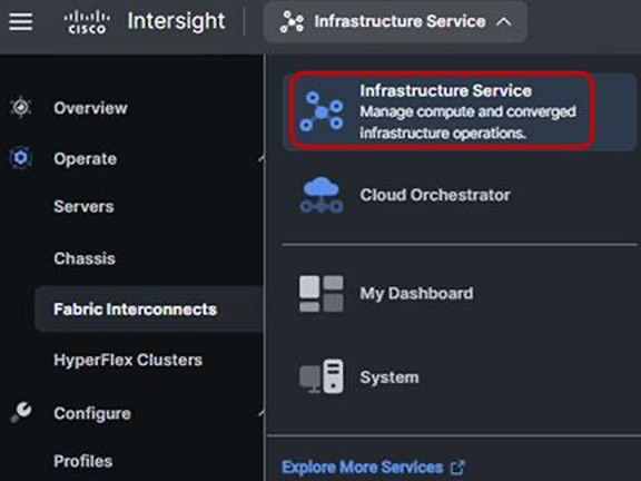 Selecting fabric interconnects