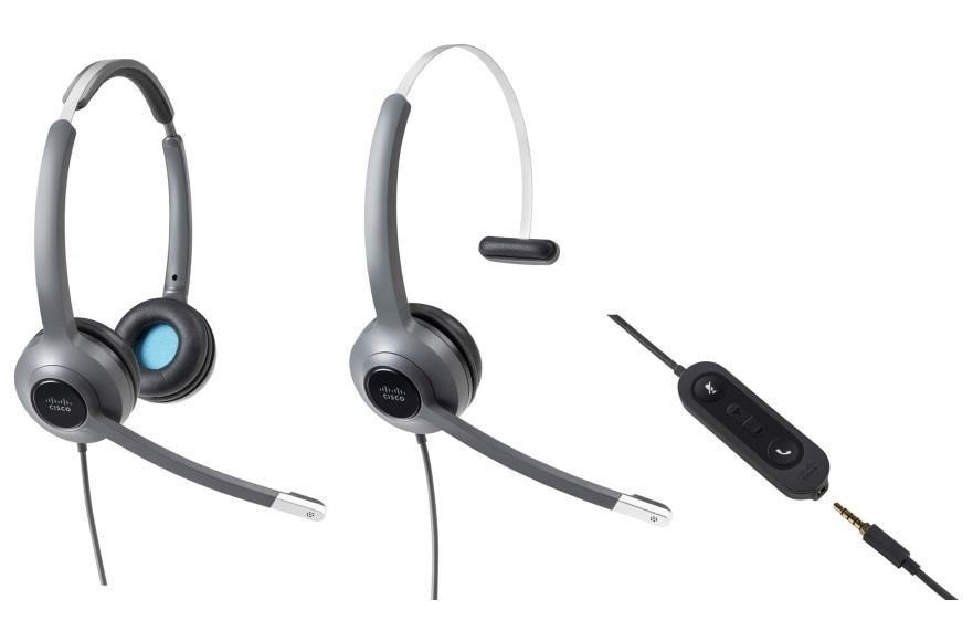 Cisco Headset 521 and 522 and in-line USB adapter