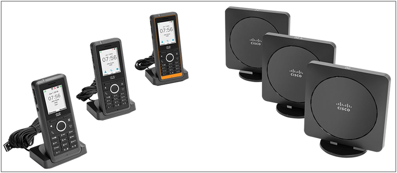 Wireless SIP-DECT Phones, Cordless Handsets, Base Stations, RFPs