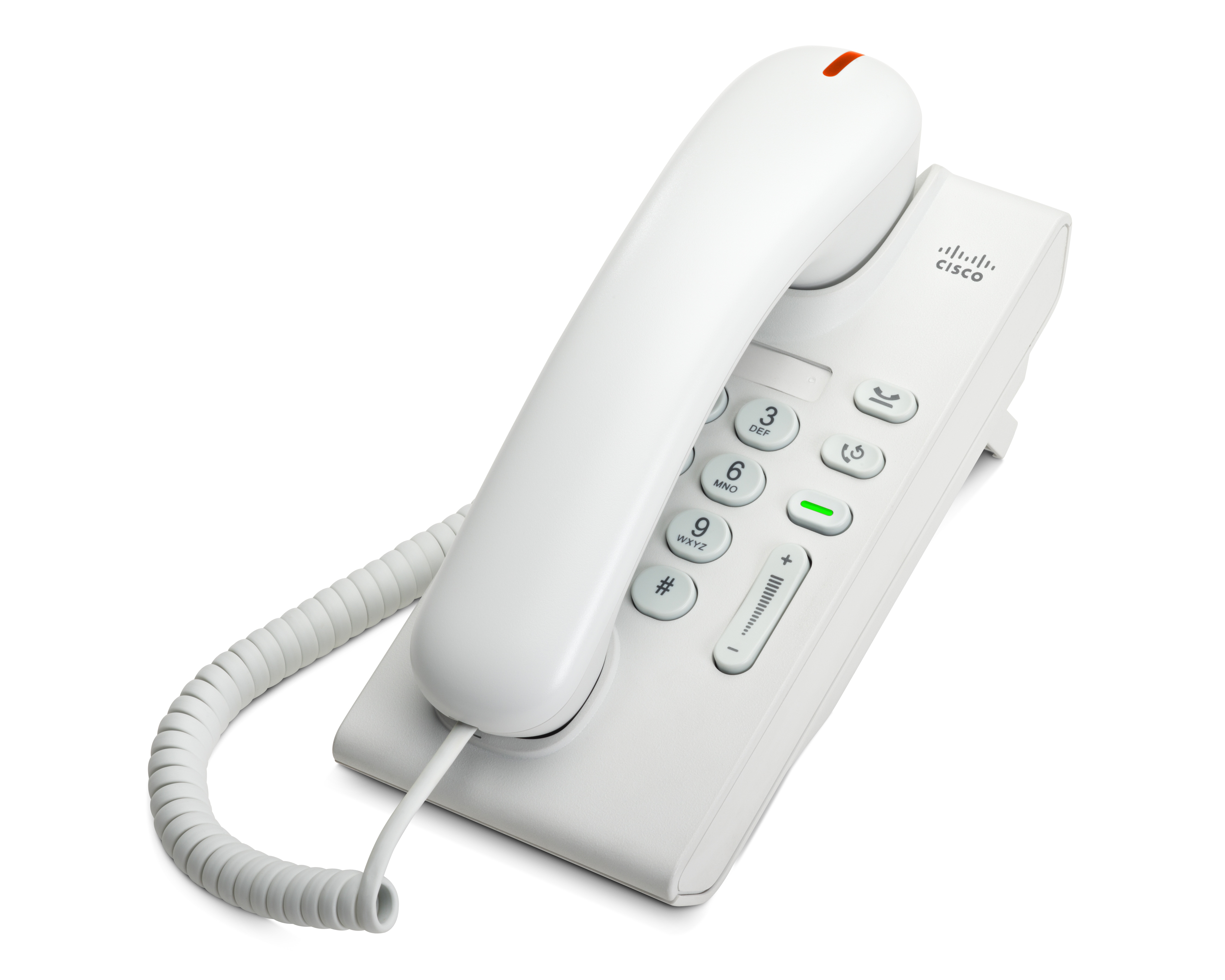 A white telephone with a cordAI-generated content may be incorrect.
