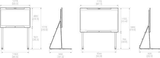 With floor stand
