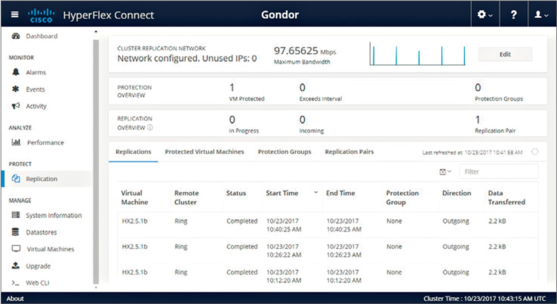 Setup is easy, and you can easily verify that replication has completed correctly