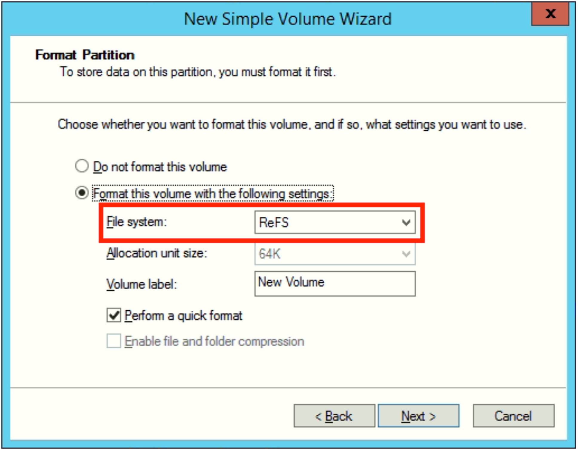 Format Partition