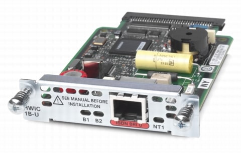 Cisco WIC-1B-ST ISDN BRI WAN Router Interface Module Card original 