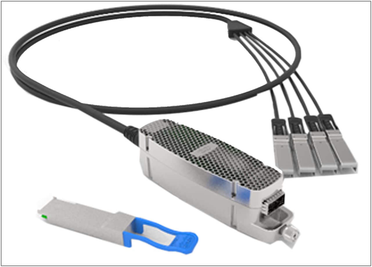 for Ubiquiti D-Link 40G QSFP+ to 4x10G SFP+ DAC Cable Breakout Cable Compatible for Cisco QSFP-4SFP10G-CU2M Mikrotik 2-Meter Passive Netgear,ZYXEL,Supermicro Linksys NetScout etc 