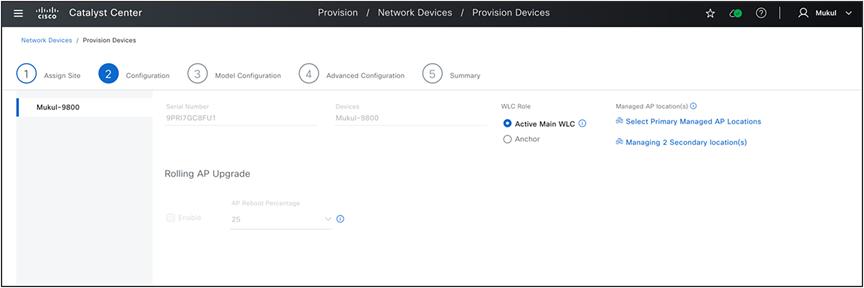 N+1 Wireless Controller Configuration