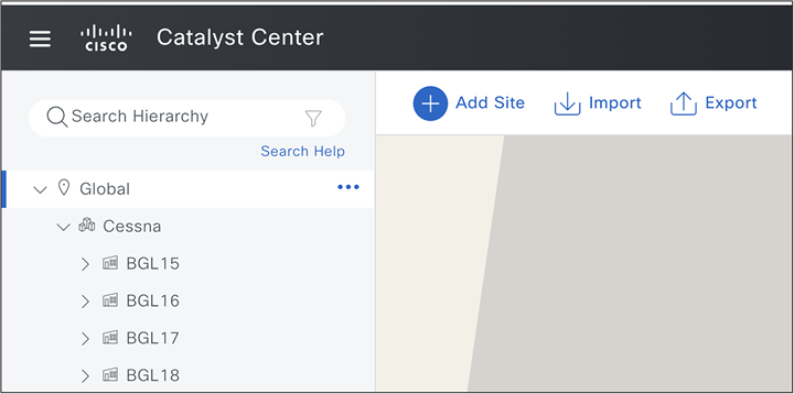 Current Site Hierarchy