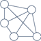 A blue line drawing of a network  AI-generated content may be incorrect.