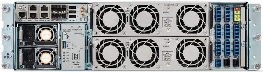 NCS 1010 OLT-R-C with LC ports on faceplate and Raman amplification ability (C-Band)