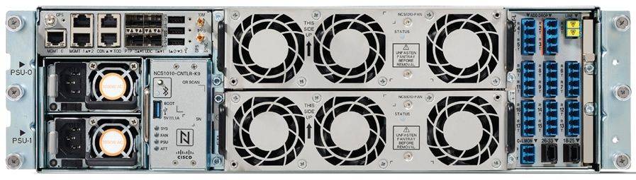 NCS 1010 OLT-L with LC ports on faceplate (L-Band)