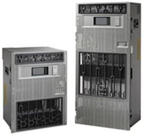 Cisco NCS 4016 Chassis (Right) and NCS 4009 Chassis (Left)