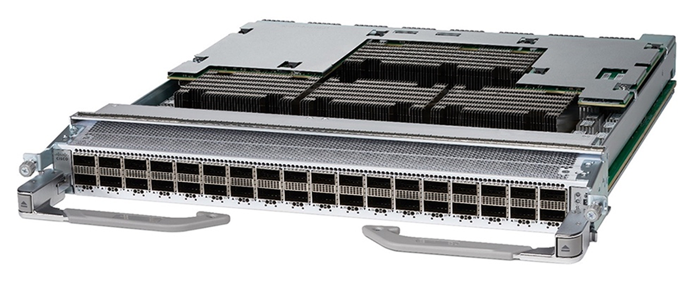 36-port QSFP56-DD 400 GbE line card