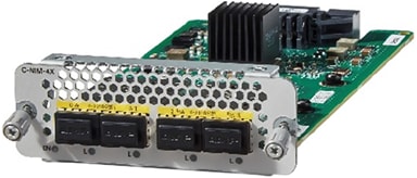 C-NIM-4X: Cisco 4-port 1G/10G LAN/WAN NIM with IEEE 802.1AE MACsec