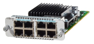 C-NIM-8M: Cisco 8-port 100M/1G/2.5G LAN/WAN NIM with PoE and IEEE 802.1AE MACsec