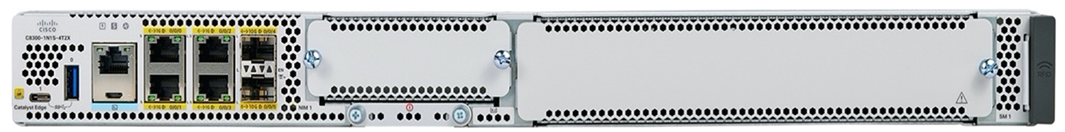 C8300-1N1S-6T platform with 1 SM slot and 1 NIM slot