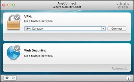 Cisco anyconnect secure mobility client software mac