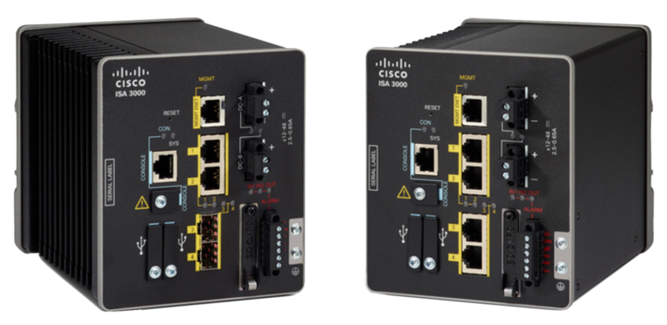 Cisco Secure Firewall ISA3000 Industrial Security Appliances