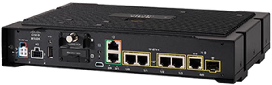 A black device with many portsDescription automatically generated