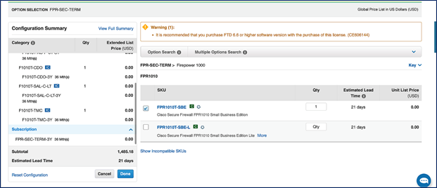 Ordering Steps for Cisco Secure Small Business Edition for Distributors