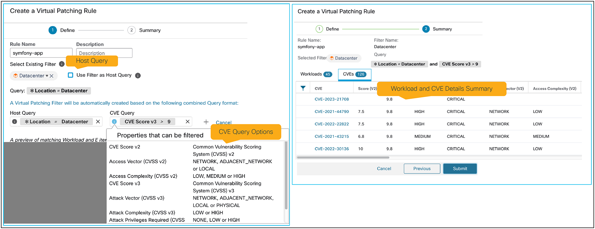 Virtual Patch Rule Definition