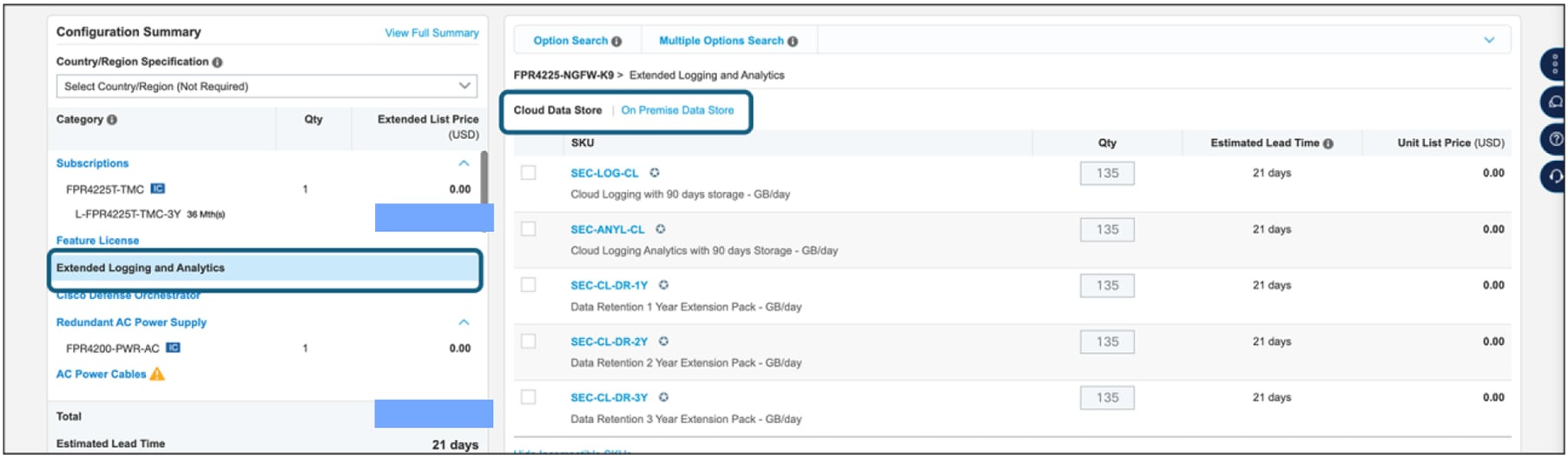 Extended Logging and Analytics