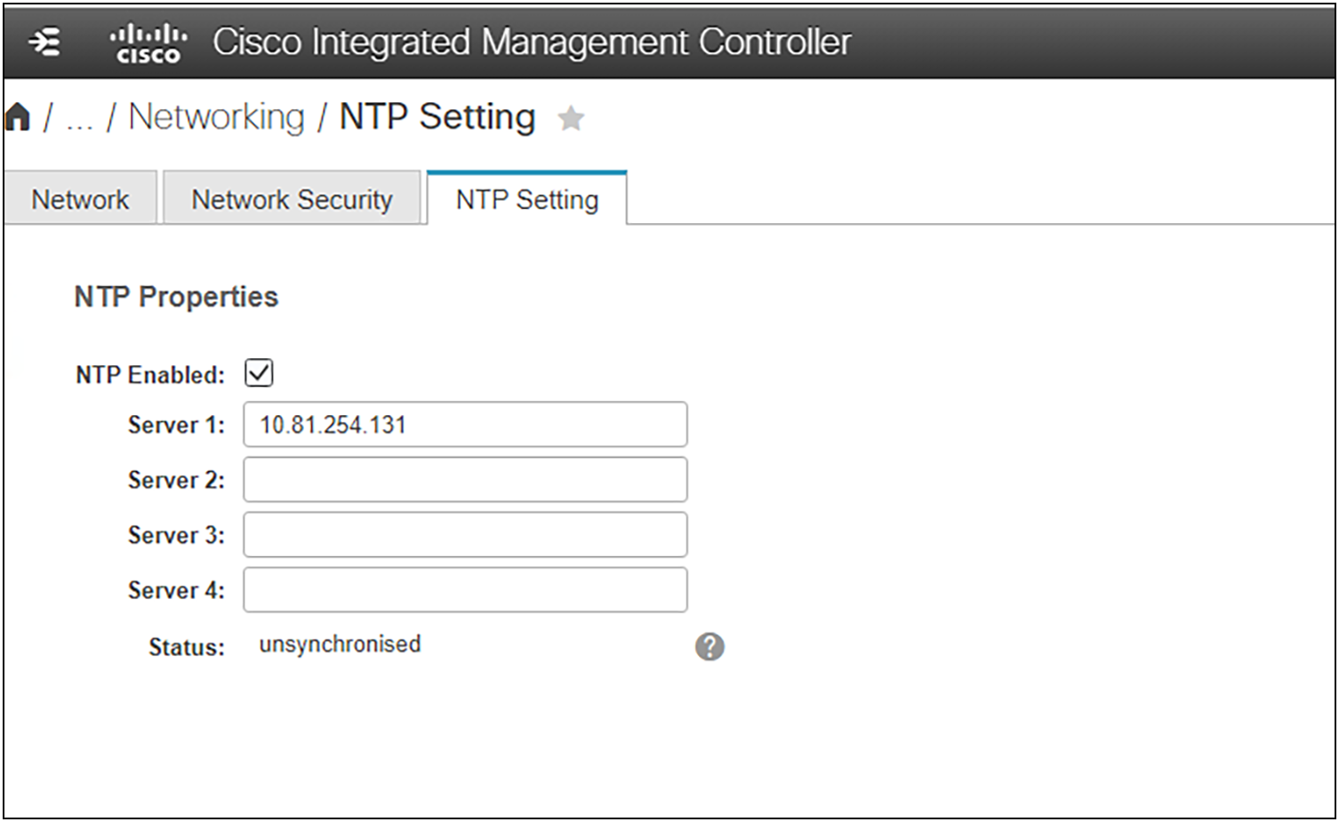 Setting NTP. This is critical for time-sensitive authentication mechanisms.