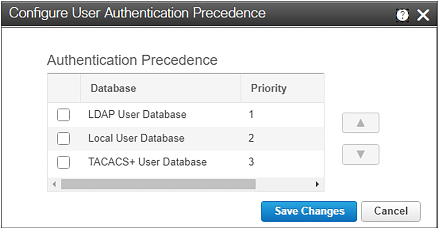 Authentication precedence when more than one mechanism is configured