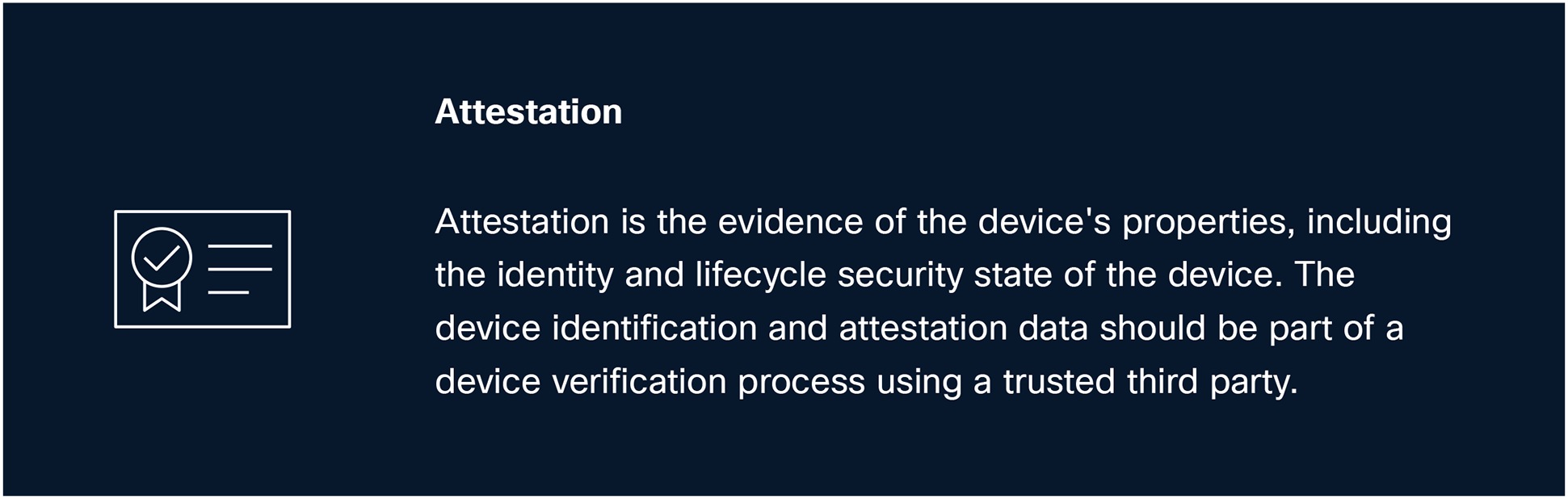 Attestation definition