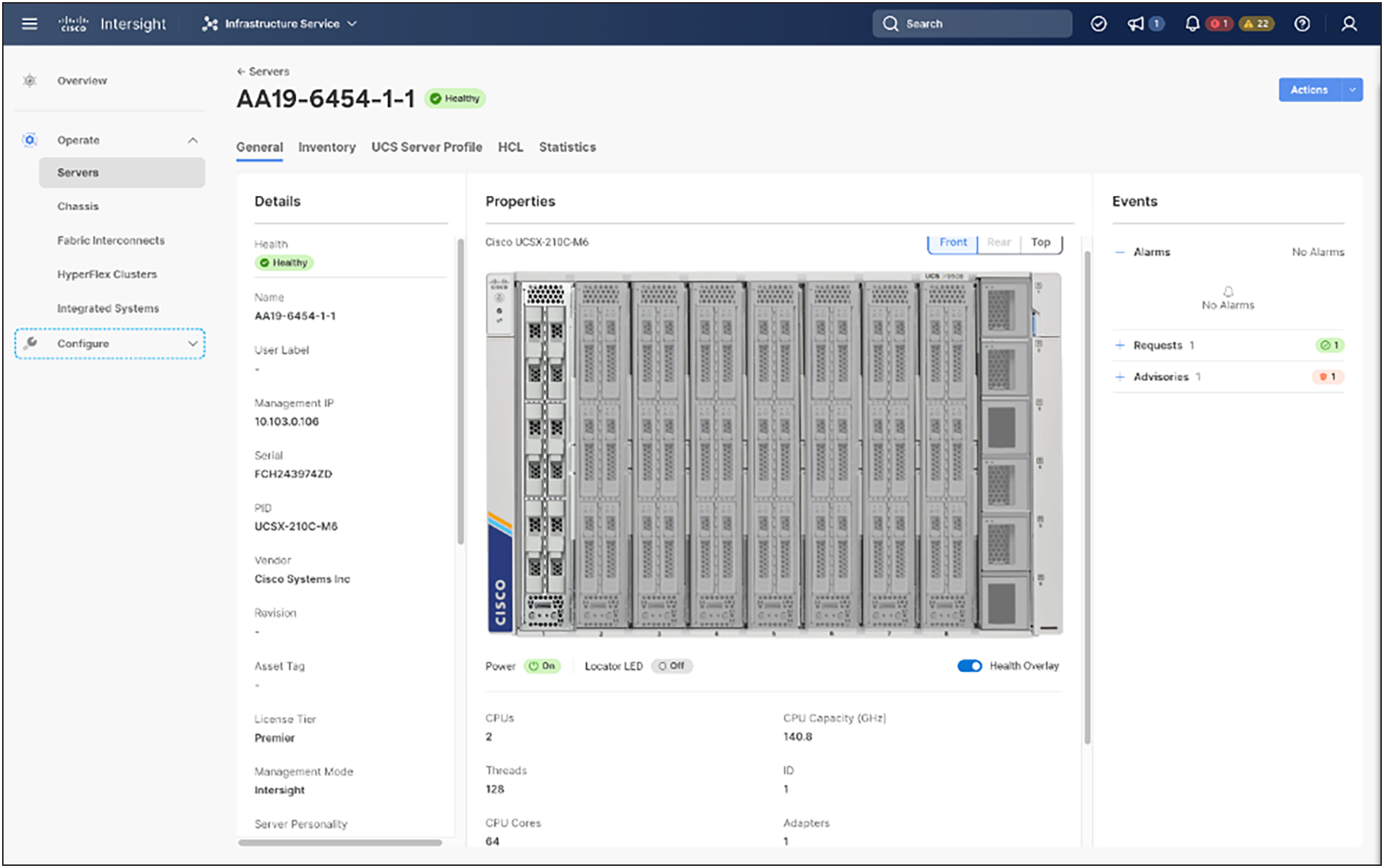 Cisco UCS X210c M6 Compute Nodes