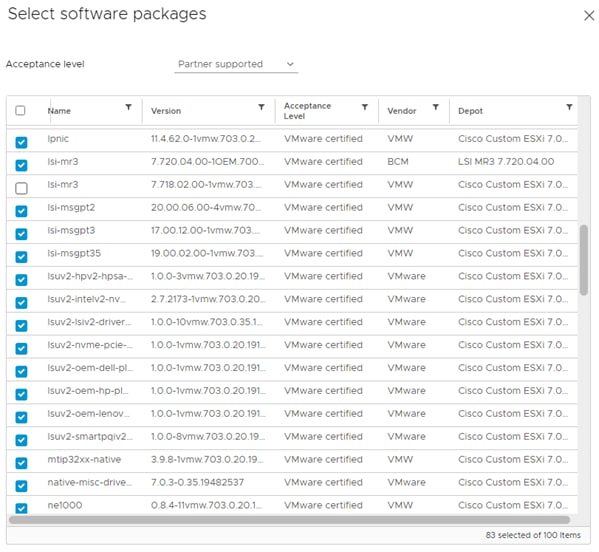 A screenshot of a software packageDescription automatically generated