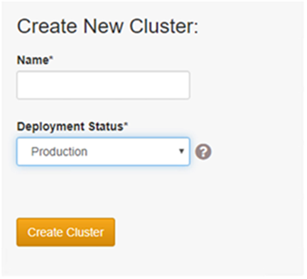 Title: Create a new cluster