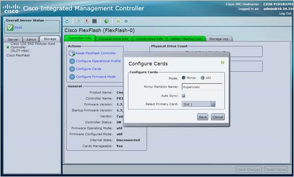 Configure And Use Cisco Flexflash Secure Digital Cards On Cisco Ucs Servers White Paper Cisco