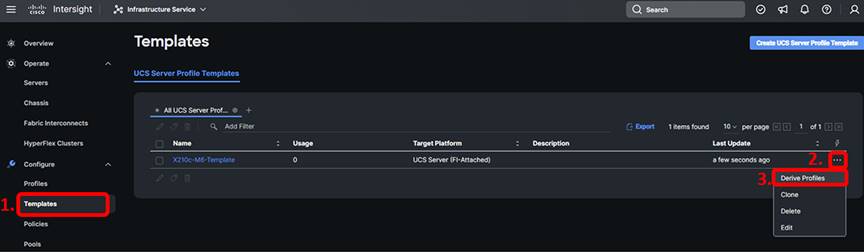 Assign profiles to servers