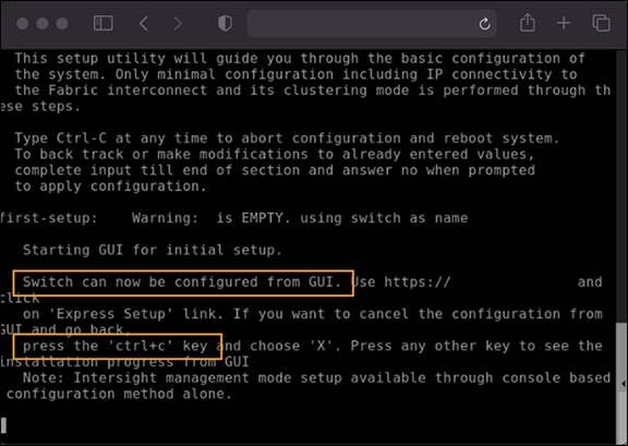 Starting the X-Series domain configuration