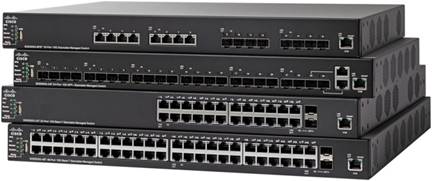 Cisco 550X シリーズ スタッカブル マネージド スイッ