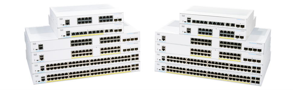 Switches administrados Cisco Business serie 350