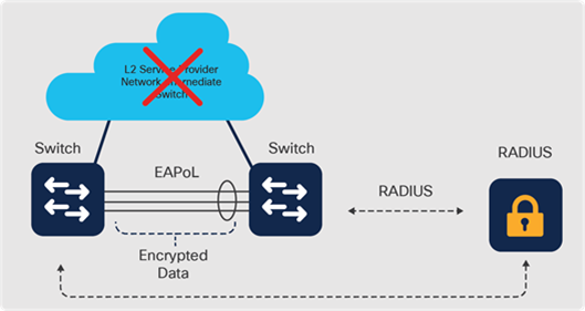 Switch-to-switch MACsec encryption