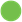 A green circle with black backgroundDescription automatically generated