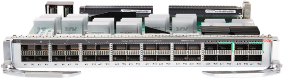 Cisco Catalyst 9600 Series 30-port 100/40GE, 2-port 400/200/100GE (C9600X-LC-32CD)