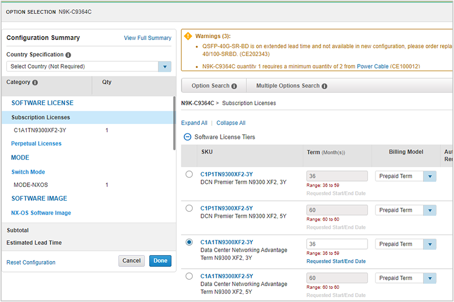 Cisco Nexus 9300 Platform Switches Ordering Guide Cisco