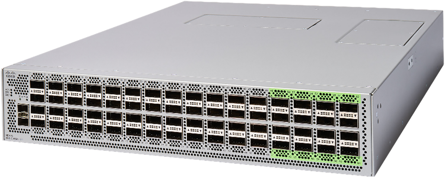 Cisco Nexus 9364C-H1 switch, front view