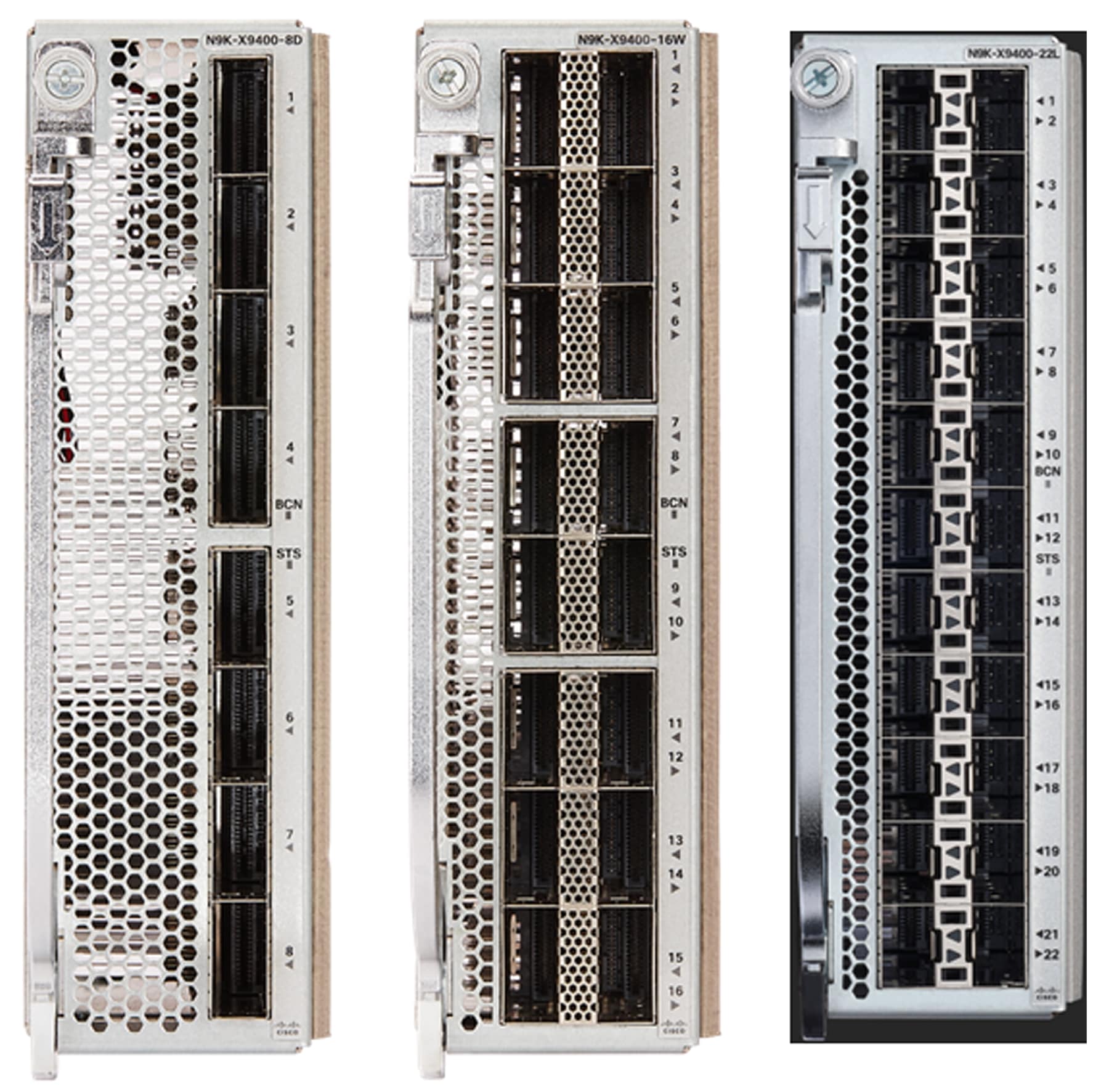 Cisco Nexus 9400 Series LEMs (N9K-X9400-8D, N9K-X9400-16W, and N9K-X9400-22L)