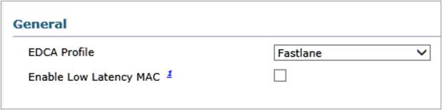 Configuring EDCA for Cisco Fastlane parameters on an AireOS controller