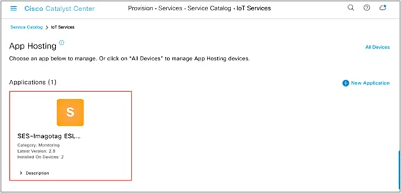 Location of an application after being uploaded